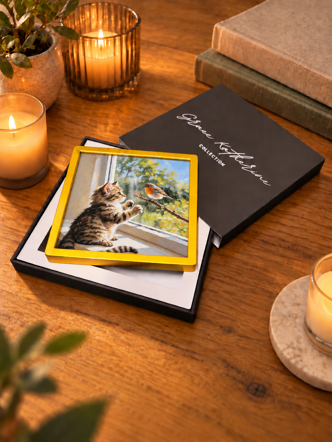 If I Could Just | Humorous Kitten Art Print | Pet Wall Art