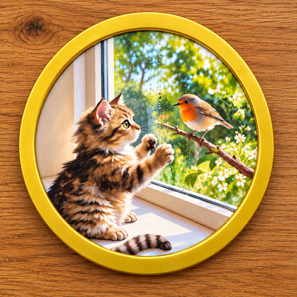 If I Could Just | Humorous Kitten Art Print | Pet Wall Art