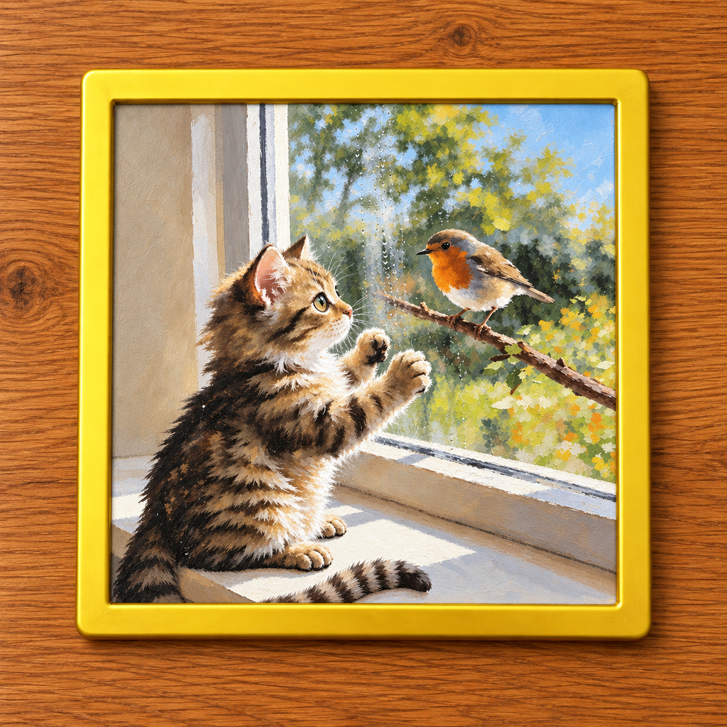If I Could Just | Humorous Kitten Art Print | Pet Wall Art