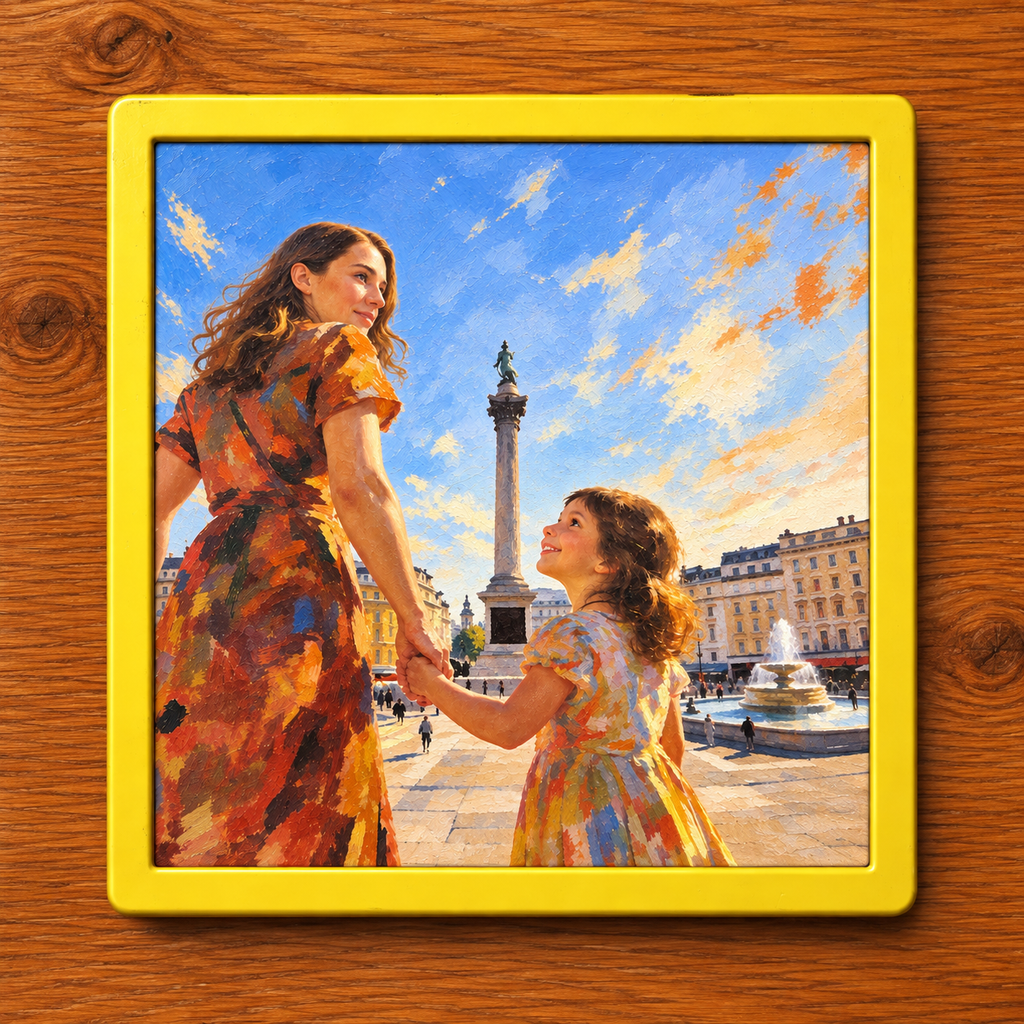 Mummy & Daughter Day | Family Art Print | Children's Wall Art