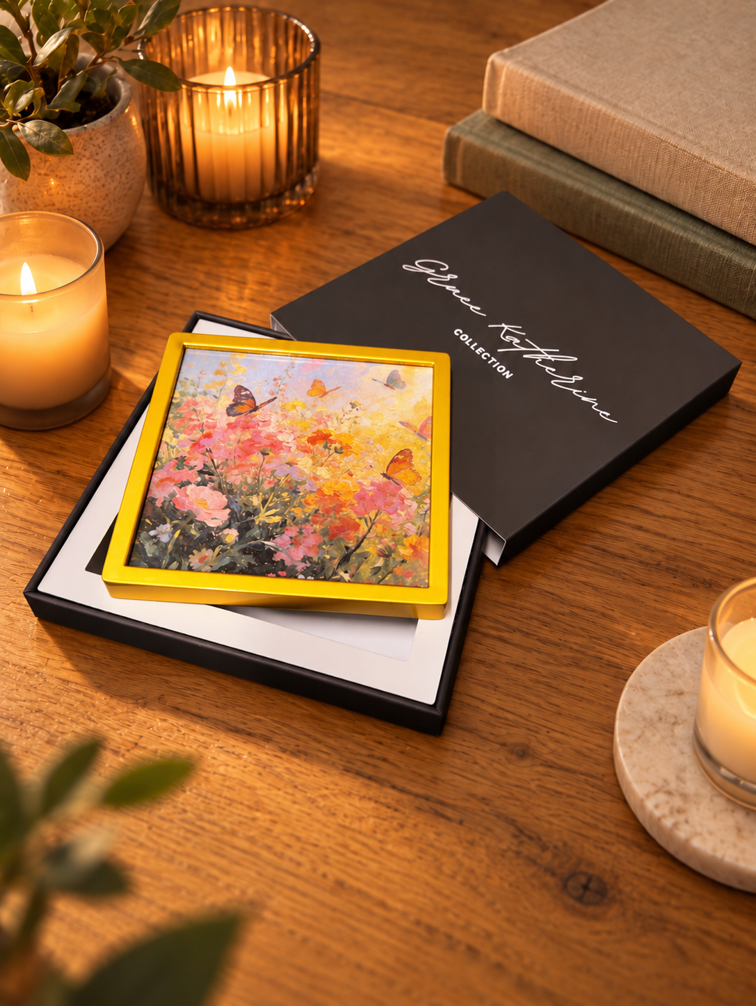 Butterfly Meadow | Nature Art Print | Wildflower Wall Art