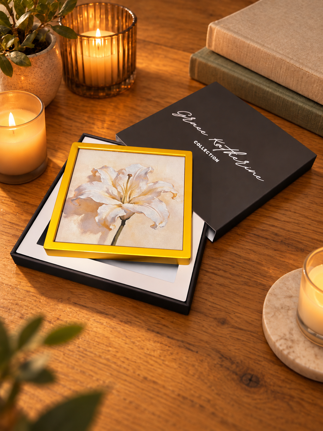 Lily | White Flower Art Print | Floral Wall Art for Home