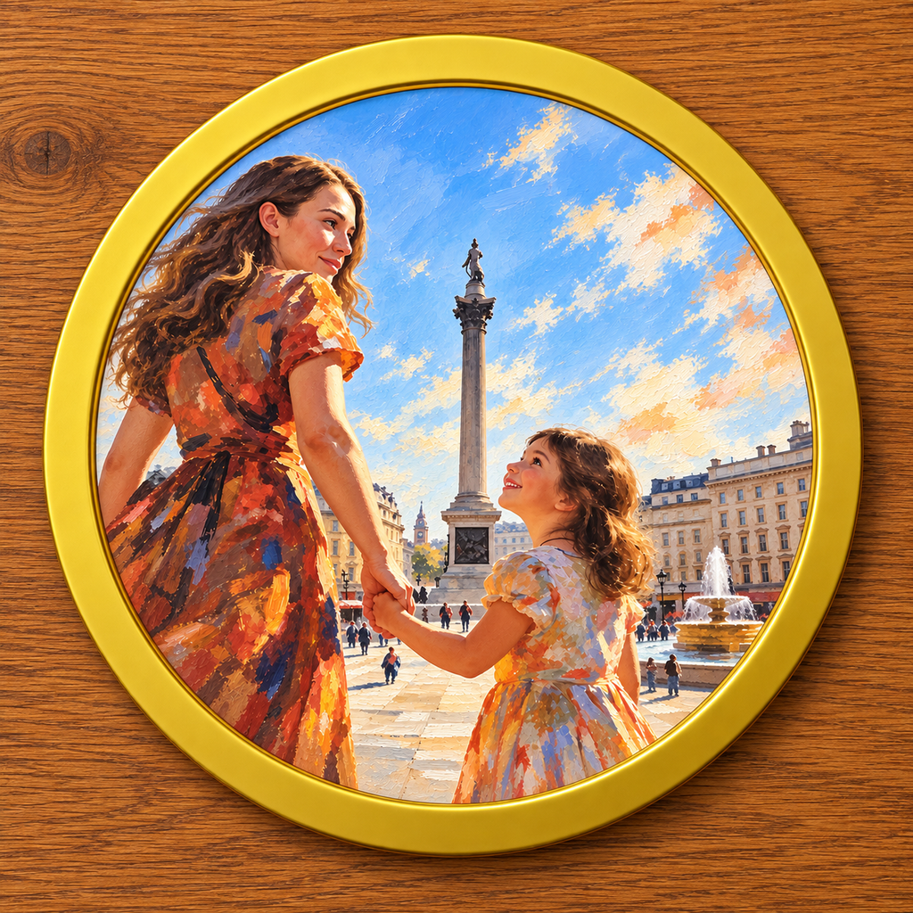 Mummy & Daughter Day | Family Art Print | Children's Wall Art