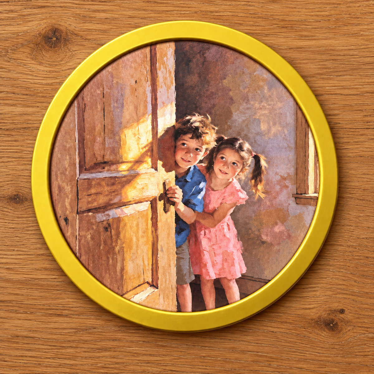 Hide & Seek | Family Art Print | Children's Wall Art