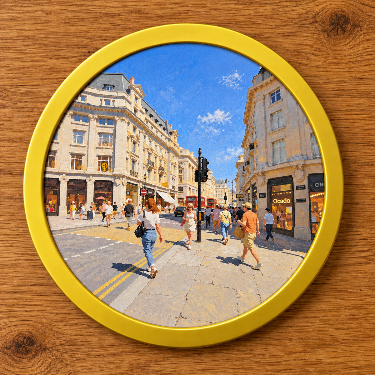 Oxford Street In Summer | London Art Print | Wall Art for Home