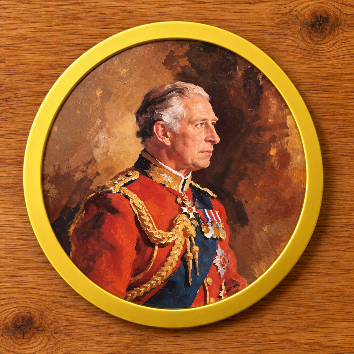 Charles | Royal Portrait Art Print | British Wall Art