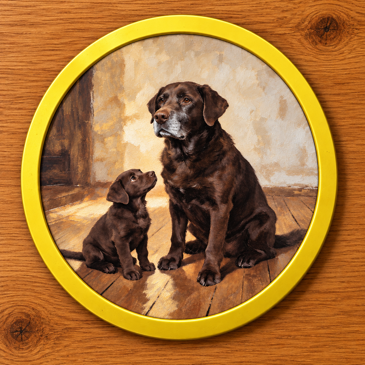 Has It Been Five Minutes Yet | Humorous Dog Art Print | Pet Wall Art